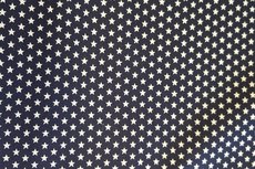 Katoen Mini Stars Donker Blauw Katoen Mini Stars Donker Blauw