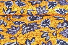 Viscose Tricot Leaf Geel Viscose Tricot Leaf Geel