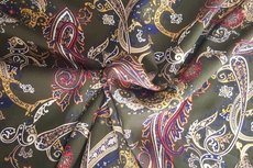 Tencel Paisley Groen Tencel Paisley Groen