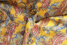 Tencel Paisley Yellow Tencel Paisley Yellow