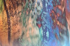 Viscose Jersey Multicolour Animals Viscose Jersey Multicolour Animals