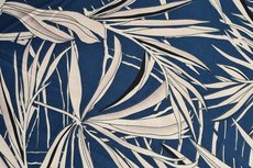 Stretch Crepe Palm Blue Stretch Crepe Palm Blue