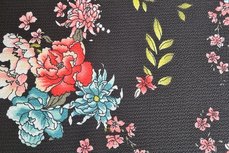 Bubble Chiffon Flowers Black Bubble Chiffon Flowers Black