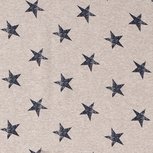 French Terry Stars Beige French Terry Stars Beige