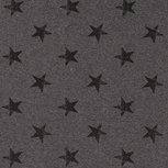 French Terry Stars Dark Grey French Terry Stars Dark Grey
