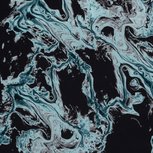 Viscose Jersey Abstract Petrol Viscose Jersey Abstract Petrol