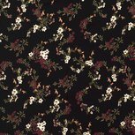 Viscose Flowers Black Viscose Flowers Black