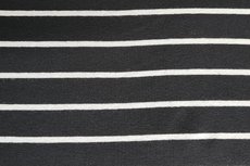 Viscose Jersey Stripes Black White Viscose Jersey Stripes Black White