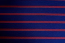 Viscose Jersey Stripes Blue Red Viscose Jersey Stripes Blue Red