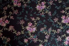 Viscose Jersey Little Flowers Black Viscose Jersey Little Flowers Black