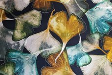 Cotton Jersey Digital Flowers Olive Green Cotton Jersey Digital Flowers Olive Green