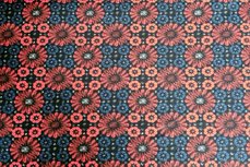 Cotton Jersey Mozaik Black/Red Cotton Jersey Mozaik Black/Red