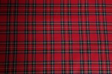 Scottish Stretch Little Check Red Scottish Stretch Little Check Red