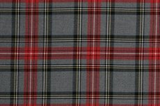 Scottish Stretch Big Check Grey Red Scottish Stretch Big Check Grey Red