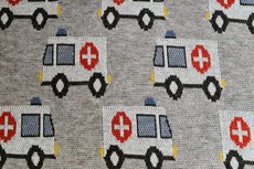 Cotton Jacquard Ambulance Grey/Beige Cotton Jacquard Ambulance Grey/Beige