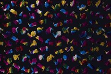 Cotton Jersey Foil Rabbit Marine Cotton Jersey Foil Rabbit Marine