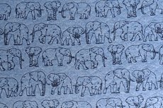 Stepped Sweat Elephant Blue Stepped Sweat Elephant Blue
