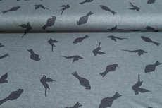 Jersey/ punta Birds Grey Jersey/ punta Birds Grey