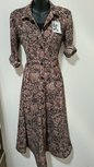Bubble Chiffon Cheetah Flowers Taupe Brown Bubble Chiffon Cheetah Flowers Taupe Brown