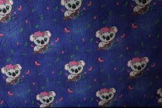 Cotton Jersey Koala Blue jeanslook Cotton Jersey Koala Blue jeanslook