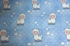 French Terry Sheep Light Blue French Terry Sheep Light Blue