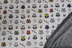 Alpenfleece/Sweat Owls Grey Alpenfleece/Sweat Owls Grey