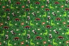 Cotton Jersey Dino Green Cotton Jersey Dino Green