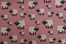 Cotton Jersey Sheep Old Pink Cotton Jersey Sheep Old Pink