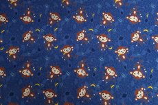 Cotton Jersey Monkey Blue Cotton Jersey Monkey Blue