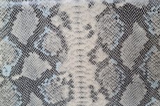 Imitatie-Leer Stretch Snake Lichtblauw Imitatie-Leer Stretch Snake Lichtblauw