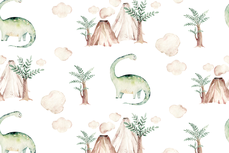 Cotton Jersey Dino Off White Cotton Jersey Dino Off White