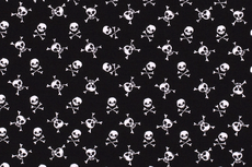 Cotton Jersey Skulls Black Cotton Jersey Skulls Black