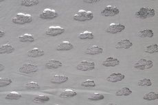 Katoenen Tricot foil Cloud Grey Katoenen Tricot foil Cloud Grey