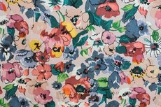Viscose Little Wild Flowers Light Pink Viscose Little Wild Flowers Light Pink