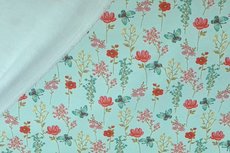 Jogging/Sweat Butterfly Flowers Mint Jogging/Sweat Butterfly Flowers Mint