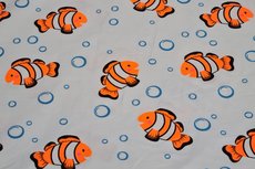 Cotton Jersey Neon Clown Fish Cotton Jersey Neon Clown Fish