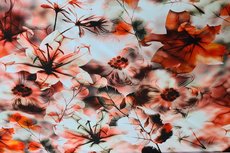 Cotton Jersey Digital Flowers Red 2 Cotton Jersey Digital Flowers Red 2