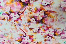 Cotton Jersey Digital Flowers Fuchsia 4 Cotton Jersey Digital Flowers Fuchsia 4