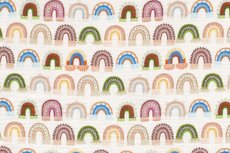 Mousseline Digital Rainbow Off White Mousseline Digital Rainbow Off White