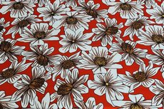 Viscose Jersey Flowers Red 1 Viscose Jersey Flowers Red 1