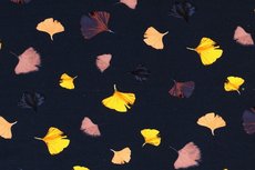 Viscose Jersey Leaf Navy 1 Viscose Jersey Leaf Navy 1