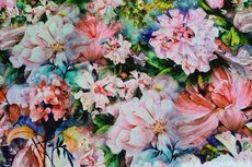 Viscose Jersey Digital Flower Collage Viscose Jersey Digital Flower Collage