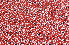 Viscose Jersey Little Leo Orange/Red Viscose Jersey Little Leo Orange/Red