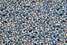 Viscose Jersey Little Leo Blue Viscose Jersey Little Leo Blue