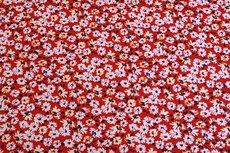 Viscose Jersey Little Flowers Red 2 Viscose Jersey Little Flowers Red 2