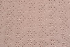 Cotton Broderie Jersey Light Old Pink/Nude Cotton Broderie Jersey Light Old Pink/Nude