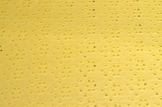 Cotton Broderie Jersey Yellow Cotton Broderie Jersey Yellow