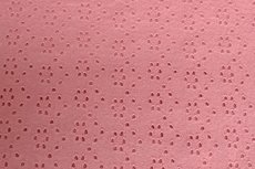 Cotton Broderie Jersey Dark Coral/Old Pink Cotton Broderie Jersey Dark Coral/Old Pink