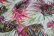 Linnen Viscose Plants Fuchsia Linnen Viscose Plants Fuchsia