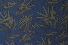 Linnen Viscose Plants Indigo Linnen Viscose Plants Indigo